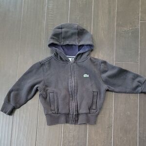 Lacoste Black Hooded Jacket